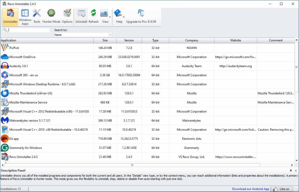 Revo Uninstaller Free - Elimina programas no deseados fácilmente