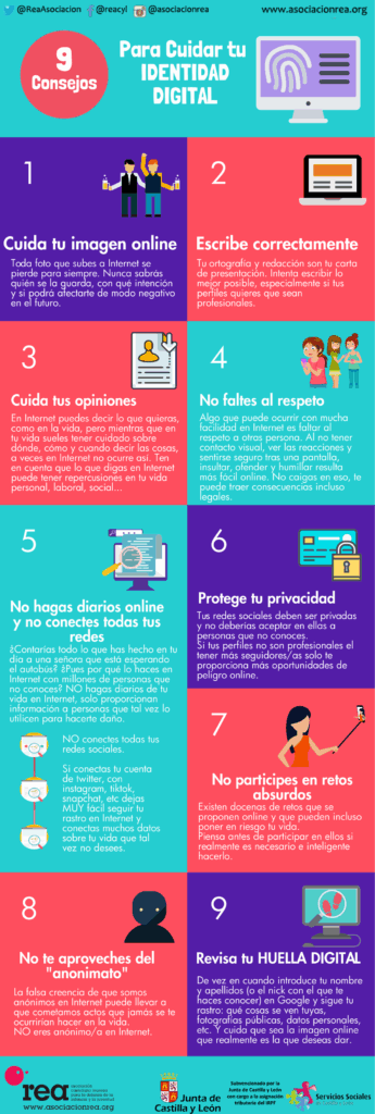 9 Consejos para Cuidar tu Identidad Digital – Asociación REA