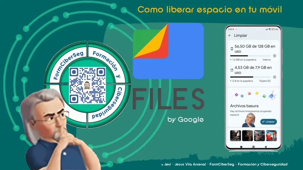 Como liberar espacio en tu móvil con Files de Google, paso a paso ...